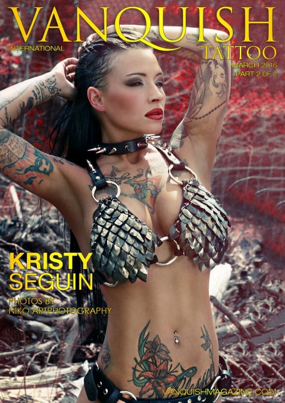 Vanquish Tattoo Magazine - March 2016 - Kristy Seguin