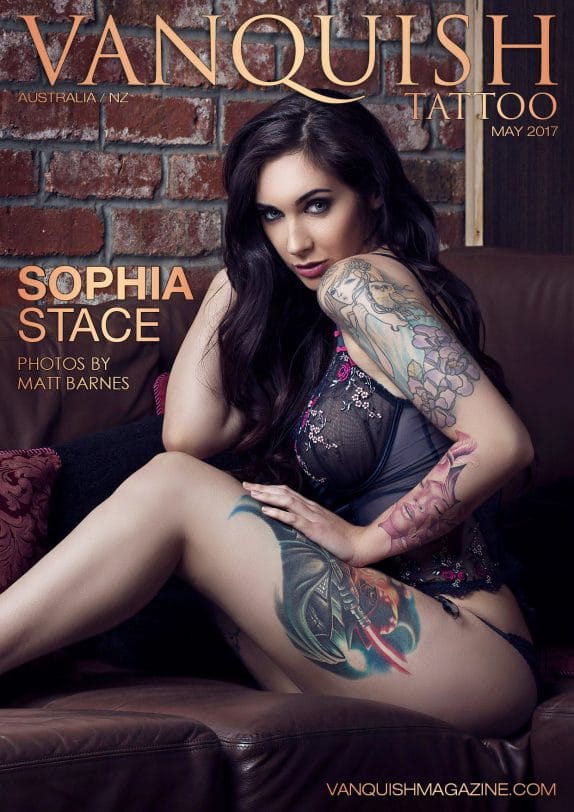 Vanquish Tattoo Magazine - May 2017 - Sophia Stace