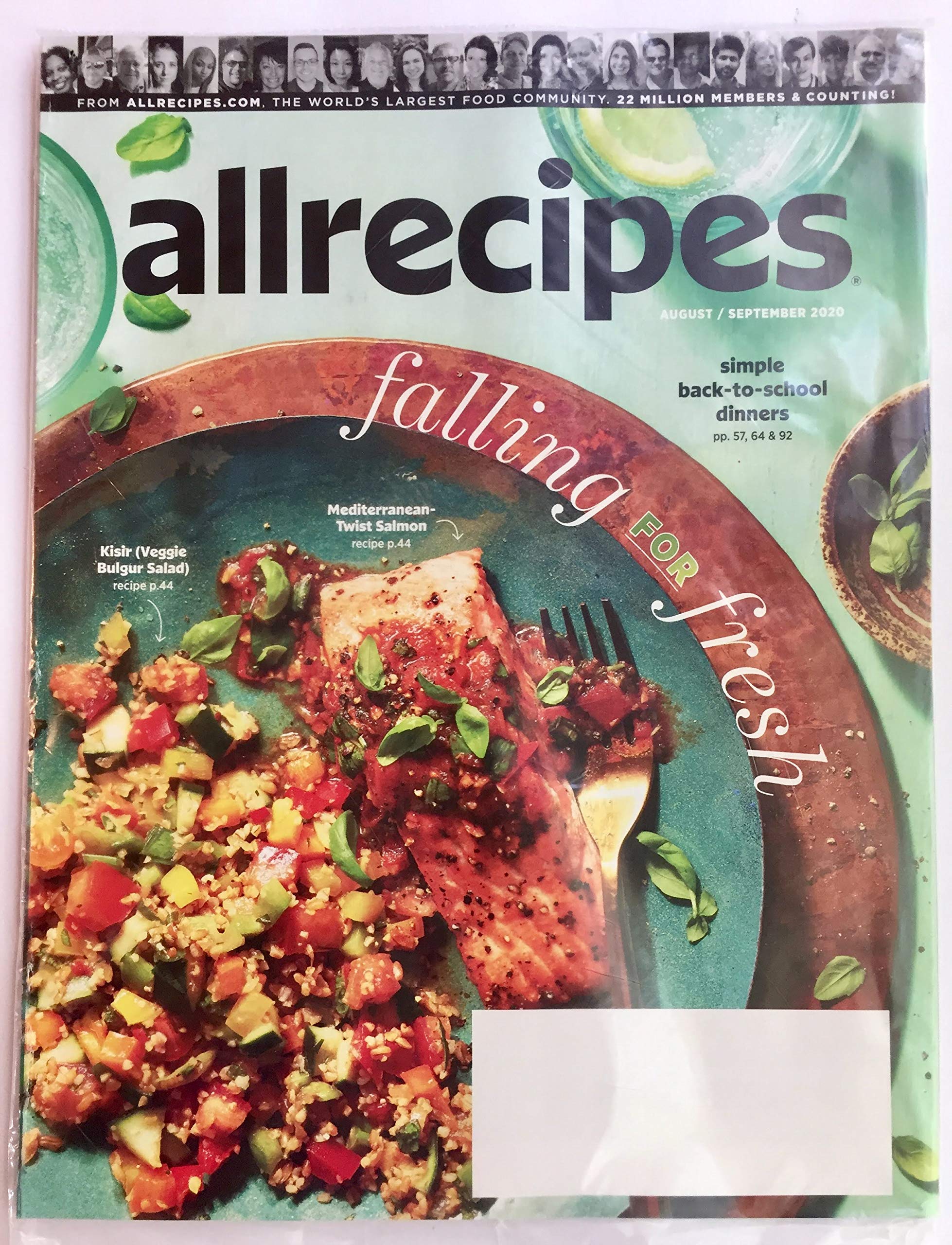 Allrecipes August / September 2020 Simple Back-to School Dinners