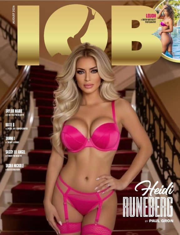 IOB Inside Out Babes Magazine - August 2026 - Heidi Runeberg cover featuring Heidi Runeberg