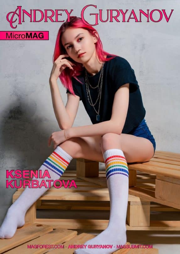 Andrey Guryanov MicroMAG - Ksenia Kurbatova - Issue 1 cover featuring Ksenia Kurbatova
