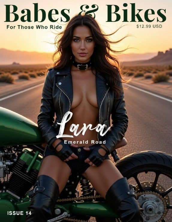 Babes & Bikes Magazine - September 2026 - Lara cover featuring Lara