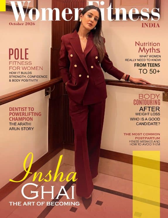 Women Fitness India Magazine - October 2026 - Insha Ghai cover featuring Insha Ghai