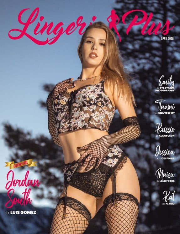 Lingerie Plus Magazine - April 2026 - Jordan South cover