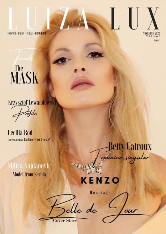 Luiza Lux Magazine - November 2020 - Betty Catroux cover