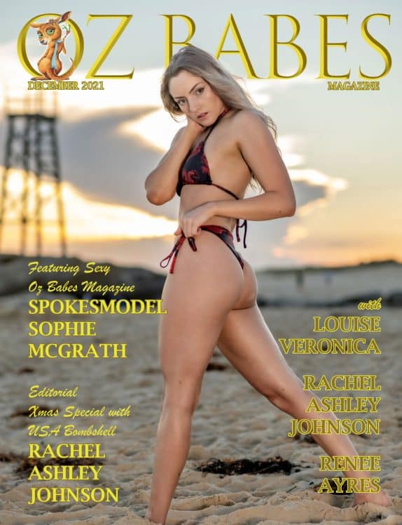 Oz Babes Magazine - December 2021 - Sophie McGrath cover