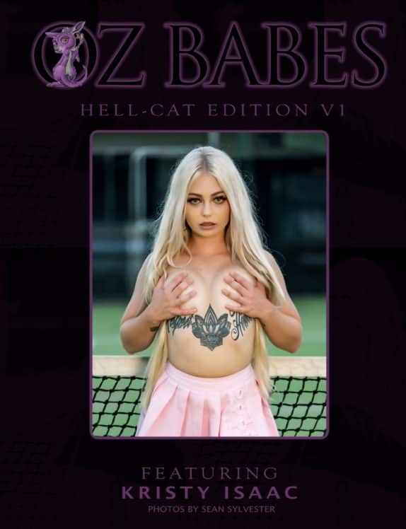 Oz Babes Magazine - Hell-Cat V1 - Kristy Isaac cover
