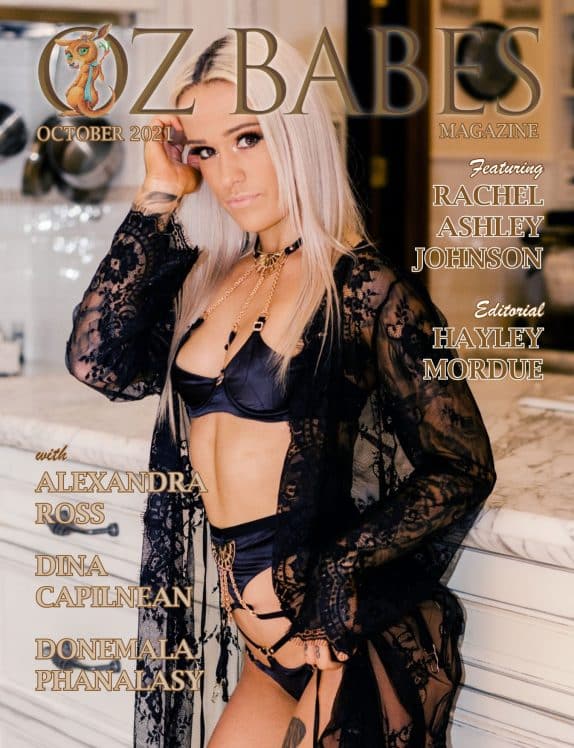 Oz Babes Magazine - October 2021 - Hayley Mordue cover
