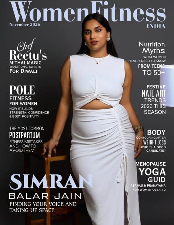 Women Fitness India Magazine - November 2026 - Simran Balar Jain cover featuring Simran Balar Jain